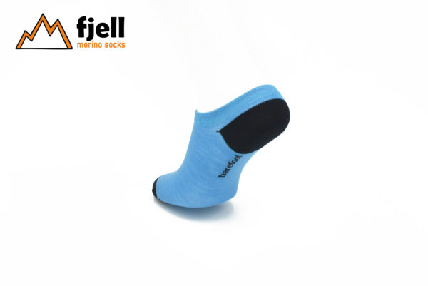 modré barefoot merino ponožky nízke