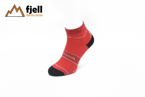 červené merino ponožky funkčné