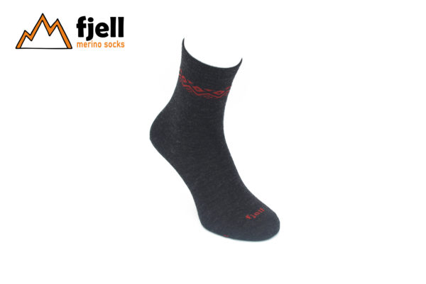 Vzorované merino ponožky